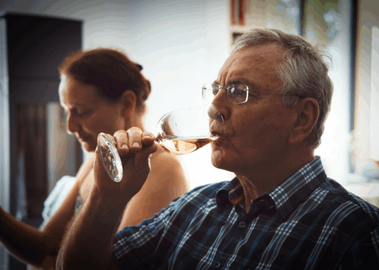 Alcohol may be less harmful for people over 50